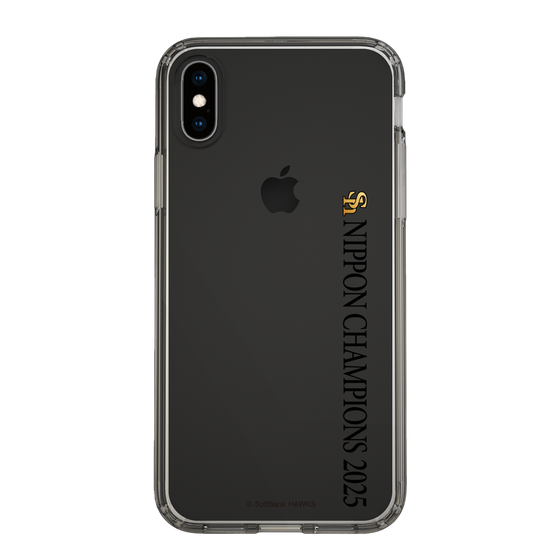 スリムプロテクションケース［ 福岡ソフトバンクホークス - NIPPON CHAMPIONS 2025 ロゴ - 縦ロゴ ］