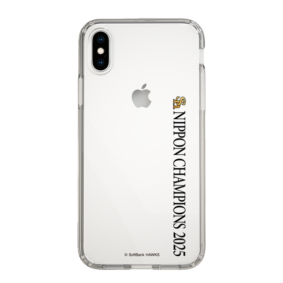 スリムプロテクションケース［ 福岡ソフトバンクホークス - NIPPON CHAMPIONS 2025 ロゴ - 縦ロゴ ］