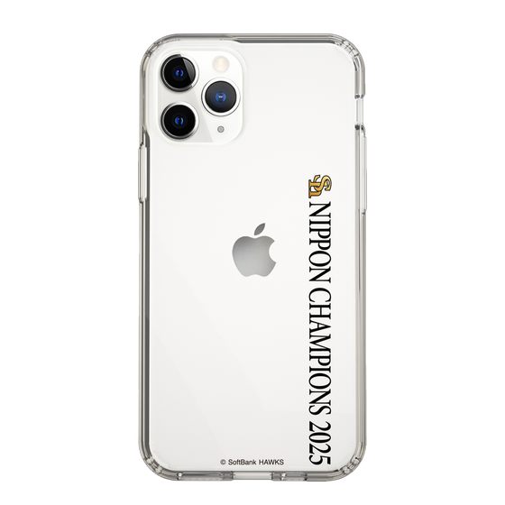 スリムプロテクションケース［ 福岡ソフトバンクホークス - NIPPON CHAMPIONS 2025 ロゴ - 縦ロゴ ］