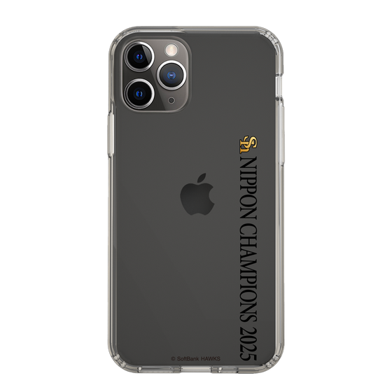 スリムプロテクションケース［ 福岡ソフトバンクホークス - NIPPON CHAMPIONS 2025 ロゴ - 縦ロゴ ］