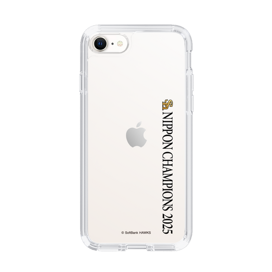 スリムプロテクションケース［ 福岡ソフトバンクホークス - NIPPON CHAMPIONS 2025 ロゴ - 縦ロゴ ］