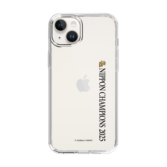 スリムプロテクションケース［ 福岡ソフトバンクホークス - NIPPON CHAMPIONS 2025 ロゴ - 縦ロゴ ］
