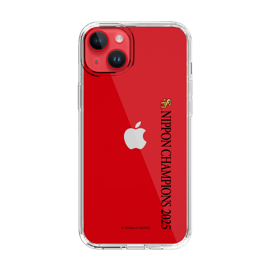 スリムプロテクションケース［ 福岡ソフトバンクホークス - NIPPON CHAMPIONS 2025 ロゴ - 縦ロゴ ］