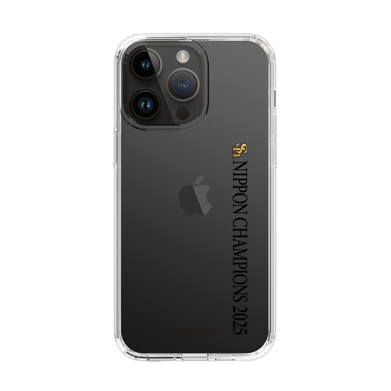 スリムプロテクションケース［ 福岡ソフトバンクホークス - NIPPON CHAMPIONS 2025 ロゴ - 縦ロゴ ］