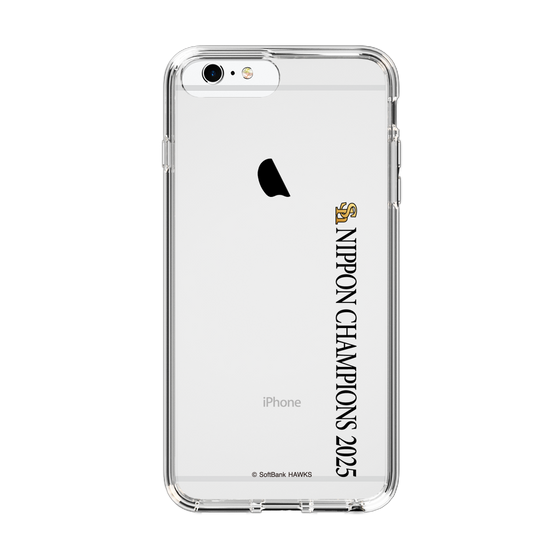 スリムプロテクションケース［ 福岡ソフトバンクホークス - NIPPON CHAMPIONS 2025 ロゴ - 縦ロゴ ］
