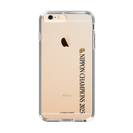 スリムプロテクションケース［ 福岡ソフトバンクホークス - NIPPON CHAMPIONS 2025 ロゴ - 縦ロゴ ］