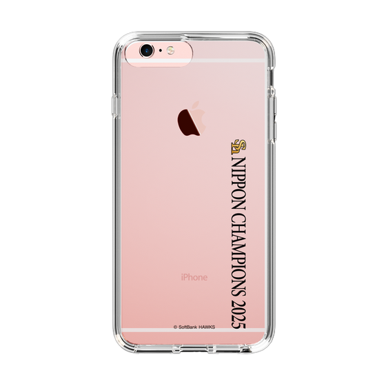 スリムプロテクションケース［ 福岡ソフトバンクホークス - NIPPON CHAMPIONS 2025 ロゴ - 縦ロゴ ］