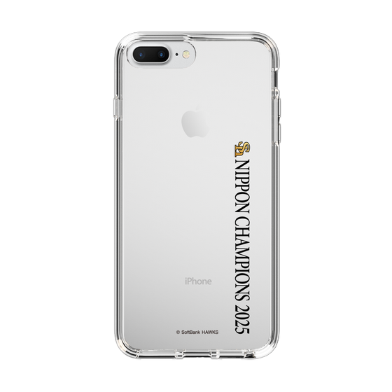 スリムプロテクションケース［ 福岡ソフトバンクホークス - NIPPON CHAMPIONS 2025 ロゴ - 縦ロゴ ］