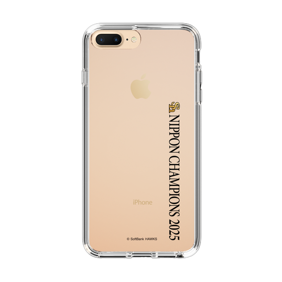 スリムプロテクションケース［ 福岡ソフトバンクホークス - NIPPON CHAMPIONS 2025 ロゴ - 縦ロゴ ］