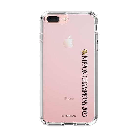 スリムプロテクションケース［ 福岡ソフトバンクホークス - NIPPON CHAMPIONS 2025 ロゴ - 縦ロゴ ］