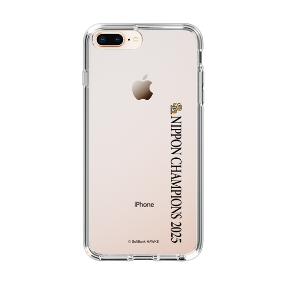 スリムプロテクションケース［ 福岡ソフトバンクホークス - NIPPON CHAMPIONS 2025 ロゴ - 縦ロゴ ］