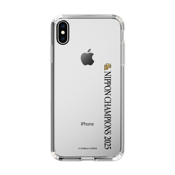 スリムプロテクションケース［ 福岡ソフトバンクホークス - NIPPON CHAMPIONS 2025 ロゴ - 縦ロゴ ］