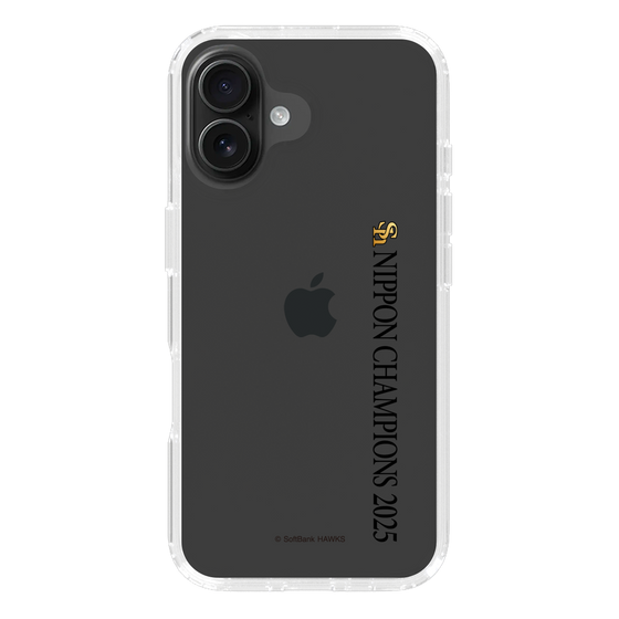 スリムプロテクションケース［ 福岡ソフトバンクホークス - NIPPON CHAMPIONS 2025 ロゴ - 縦ロゴ ］