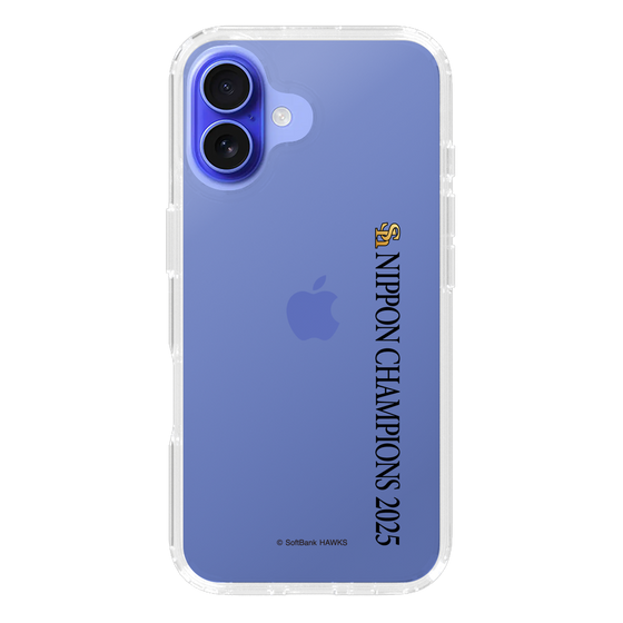 スリムプロテクションケース［ 福岡ソフトバンクホークス - NIPPON CHAMPIONS 2025 ロゴ - 縦ロゴ ］