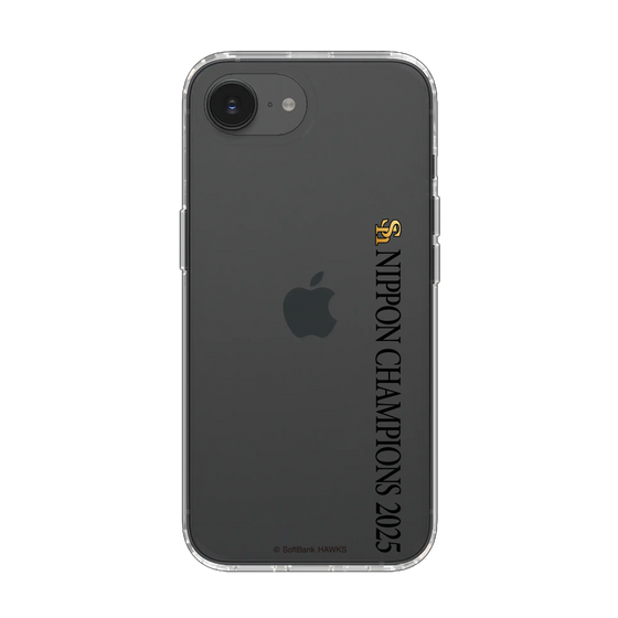 スリムプロテクションケース［ 福岡ソフトバンクホークス - NIPPON CHAMPIONS 2025 ロゴ - 縦ロゴ ］