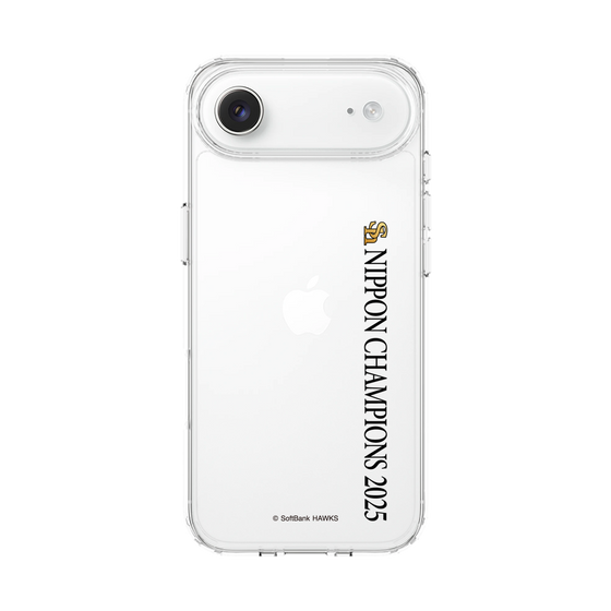 スリムプロテクションケース［ 福岡ソフトバンクホークス - NIPPON CHAMPIONS 2025 ロゴ - 縦ロゴ ］