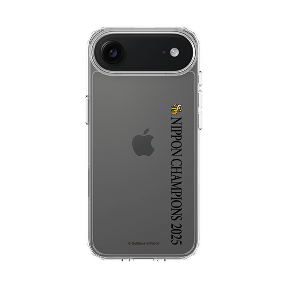 スリムプロテクションケース［ 福岡ソフトバンクホークス - NIPPON CHAMPIONS 2025 ロゴ - 縦ロゴ ］