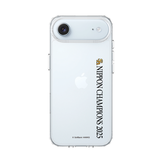 スリムプロテクションケース［ 福岡ソフトバンクホークス - NIPPON CHAMPIONS 2025 ロゴ - 縦ロゴ ］