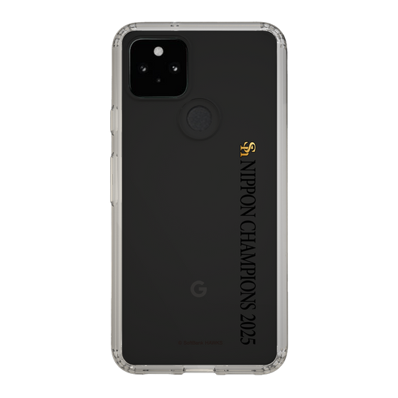 スリムプロテクションケース［ 福岡ソフトバンクホークス - NIPPON CHAMPIONS 2025 ロゴ - 縦ロゴ ］