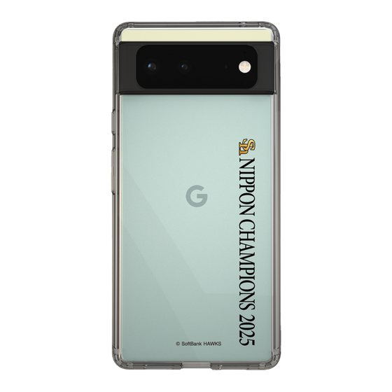 スリムプロテクションケース［ 福岡ソフトバンクホークス - NIPPON CHAMPIONS 2025 ロゴ - 縦ロゴ ］