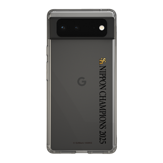 スリムプロテクションケース［ 福岡ソフトバンクホークス - NIPPON CHAMPIONS 2025 ロゴ - 縦ロゴ ］