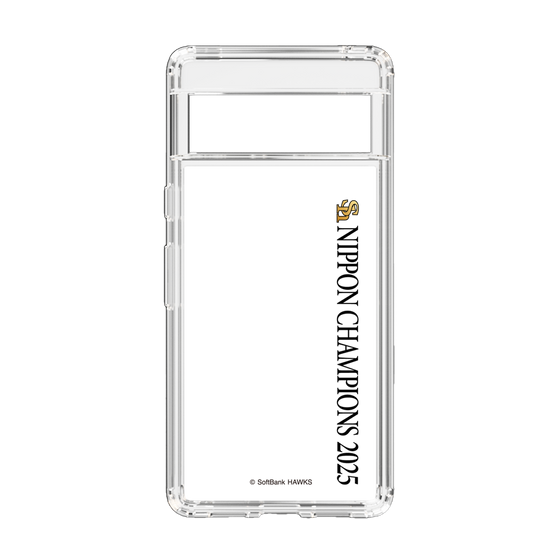 スリムプロテクションケース［ 福岡ソフトバンクホークス - NIPPON CHAMPIONS 2025 ロゴ - 縦ロゴ ］