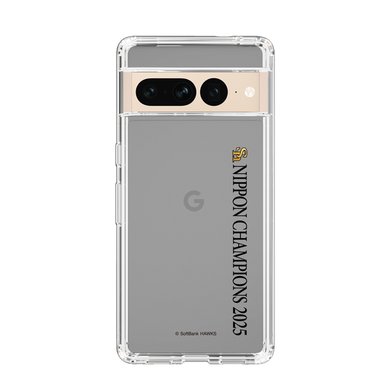 スリムプロテクションケース［ 福岡ソフトバンクホークス - NIPPON CHAMPIONS 2025 ロゴ - 縦ロゴ ］