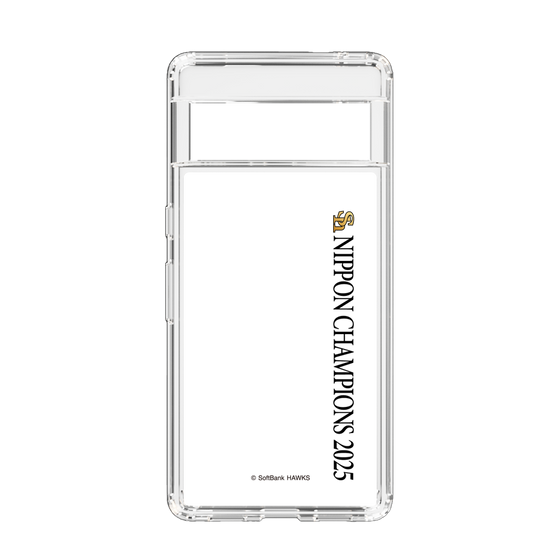 スリムプロテクションケース［ 福岡ソフトバンクホークス - NIPPON CHAMPIONS 2025 ロゴ - 縦ロゴ ］