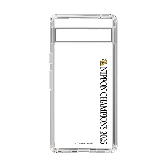 スリムプロテクションケース［ 福岡ソフトバンクホークス - NIPPON CHAMPIONS 2025 ロゴ - 縦ロゴ ］