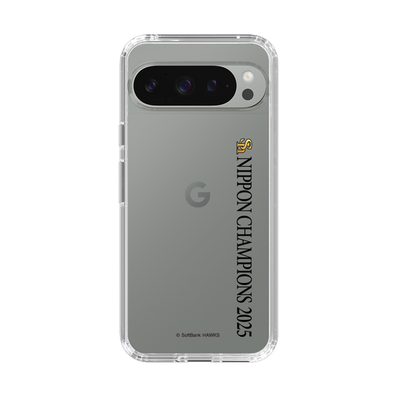 スリムプロテクションケース［ 福岡ソフトバンクホークス - NIPPON CHAMPIONS 2025 ロゴ - 縦ロゴ ］