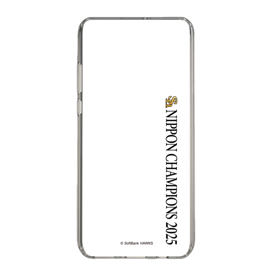 スリムプロテクションケース［ 福岡ソフトバンクホークス - NIPPON CHAMPIONS 2025 ロゴ - 縦ロゴ ］