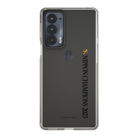 スリムプロテクションケース［ 福岡ソフトバンクホークス - NIPPON CHAMPIONS 2025 ロゴ - 縦ロゴ ］