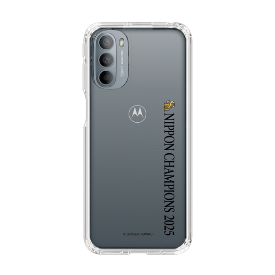 スリムプロテクションケース［ 福岡ソフトバンクホークス - NIPPON CHAMPIONS 2025 ロゴ - 縦ロゴ ］