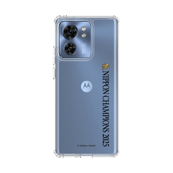 スリムプロテクションケース［ 福岡ソフトバンクホークス - NIPPON CHAMPIONS 2025 ロゴ - 縦ロゴ ］