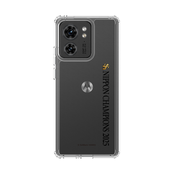 スリムプロテクションケース［ 福岡ソフトバンクホークス - NIPPON CHAMPIONS 2025 ロゴ - 縦ロゴ ］