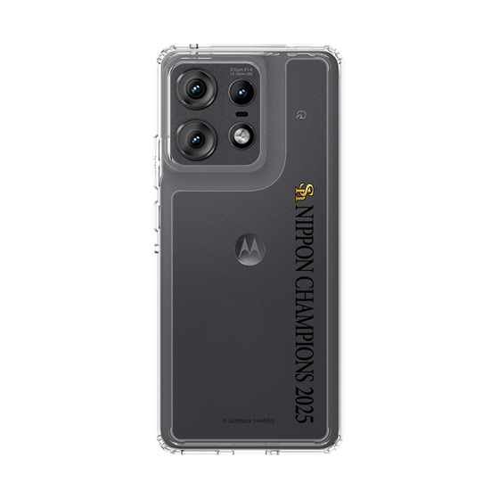 スリムプロテクションケース［ 福岡ソフトバンクホークス - NIPPON CHAMPIONS 2025 ロゴ - 縦ロゴ ］