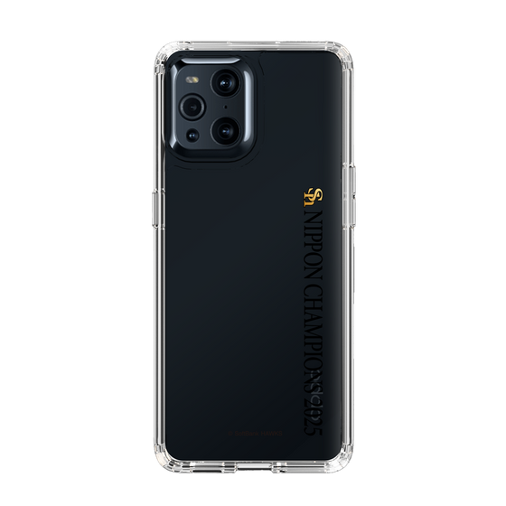 スリムプロテクションケース［ 福岡ソフトバンクホークス - NIPPON CHAMPIONS 2025 ロゴ - 縦ロゴ ］