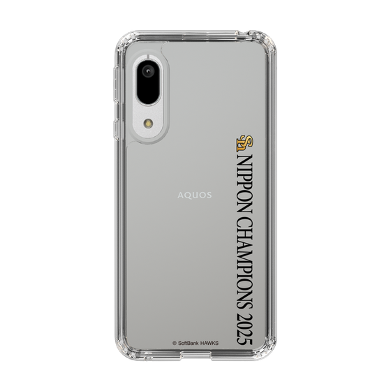 スリムプロテクションケース［ 福岡ソフトバンクホークス - NIPPON CHAMPIONS 2025 ロゴ - 縦ロゴ ］