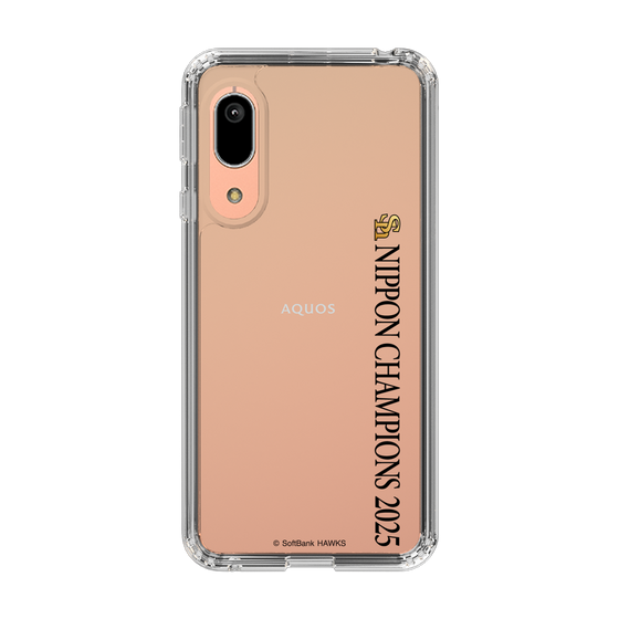 スリムプロテクションケース［ 福岡ソフトバンクホークス - NIPPON CHAMPIONS 2025 ロゴ - 縦ロゴ ］