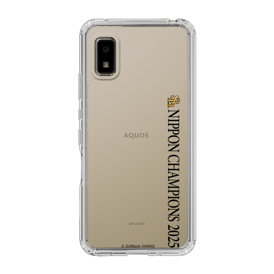 スリムプロテクションケース［ 福岡ソフトバンクホークス - NIPPON CHAMPIONS 2025 ロゴ - 縦ロゴ ］