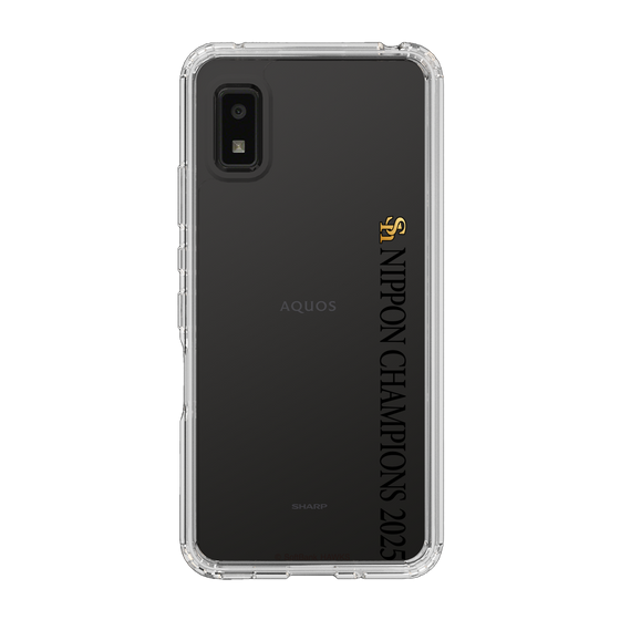 スリムプロテクションケース［ 福岡ソフトバンクホークス - NIPPON CHAMPIONS 2025 ロゴ - 縦ロゴ ］