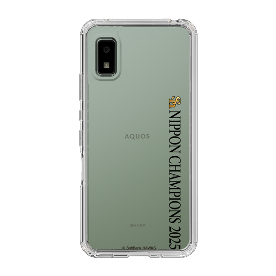 スリムプロテクションケース［ 福岡ソフトバンクホークス - NIPPON CHAMPIONS 2025 ロゴ - 縦ロゴ ］