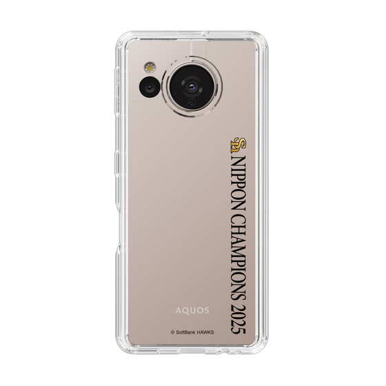 スリムプロテクションケース［ 福岡ソフトバンクホークス - NIPPON CHAMPIONS 2025 ロゴ - 縦ロゴ ］