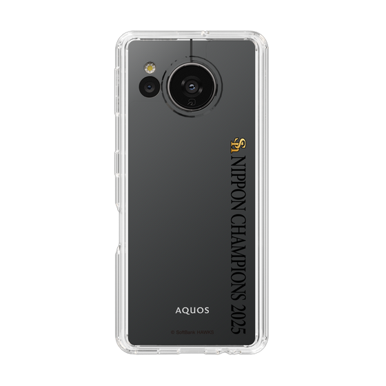 スリムプロテクションケース［ 福岡ソフトバンクホークス - NIPPON CHAMPIONS 2025 ロゴ - 縦ロゴ ］