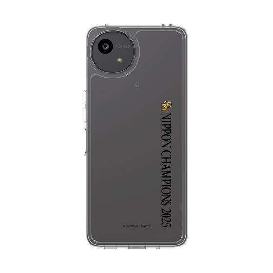 スリムプロテクションケース［ 福岡ソフトバンクホークス - NIPPON CHAMPIONS 2025 ロゴ - 縦ロゴ ］