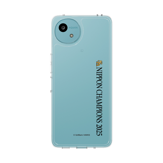 スリムプロテクションケース［ 福岡ソフトバンクホークス - NIPPON CHAMPIONS 2025 ロゴ - 縦ロゴ ］