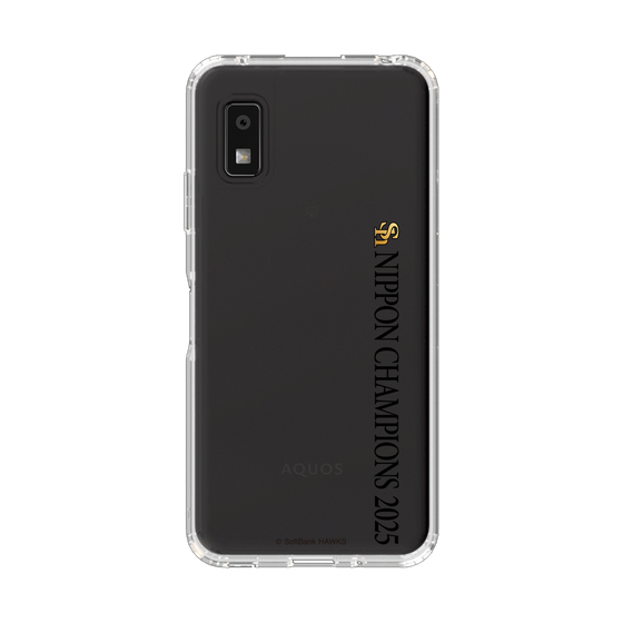 スリムプロテクションケース［ 福岡ソフトバンクホークス - NIPPON CHAMPIONS 2025 ロゴ - 縦ロゴ ］