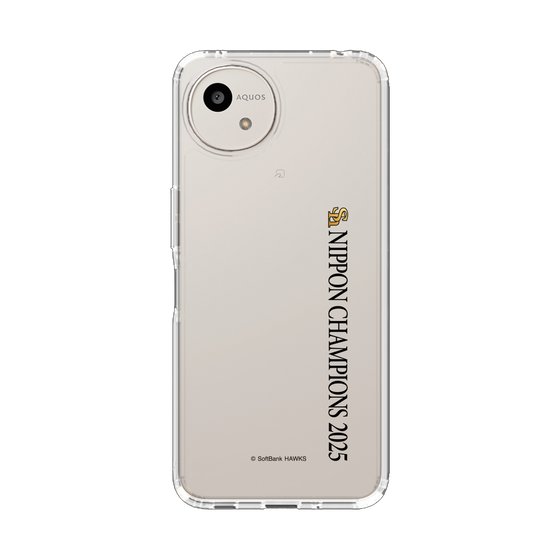 スリムプロテクションケース［ 福岡ソフトバンクホークス - NIPPON CHAMPIONS 2025 ロゴ - 縦ロゴ ］