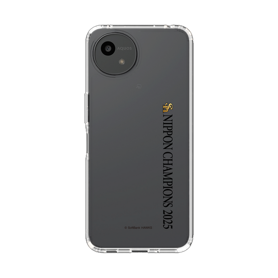 スリムプロテクションケース［ 福岡ソフトバンクホークス - NIPPON CHAMPIONS 2025 ロゴ - 縦ロゴ ］