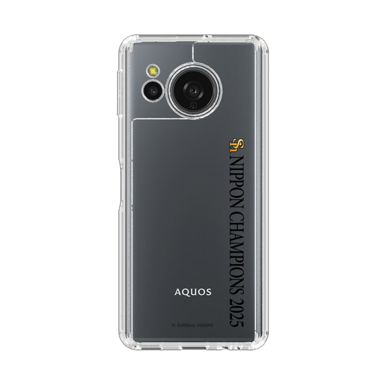 スリムプロテクションケース［ 福岡ソフトバンクホークス - NIPPON CHAMPIONS 2025 ロゴ - 縦ロゴ ］